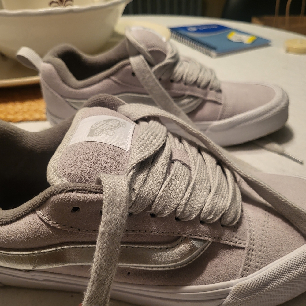 Vans Gray Knu School Sneakers for Women - Picture 2 of 2
